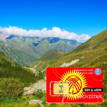 Sim Du Lịch Kyrgyzstan 15 Ngày Tốc Độ Cao